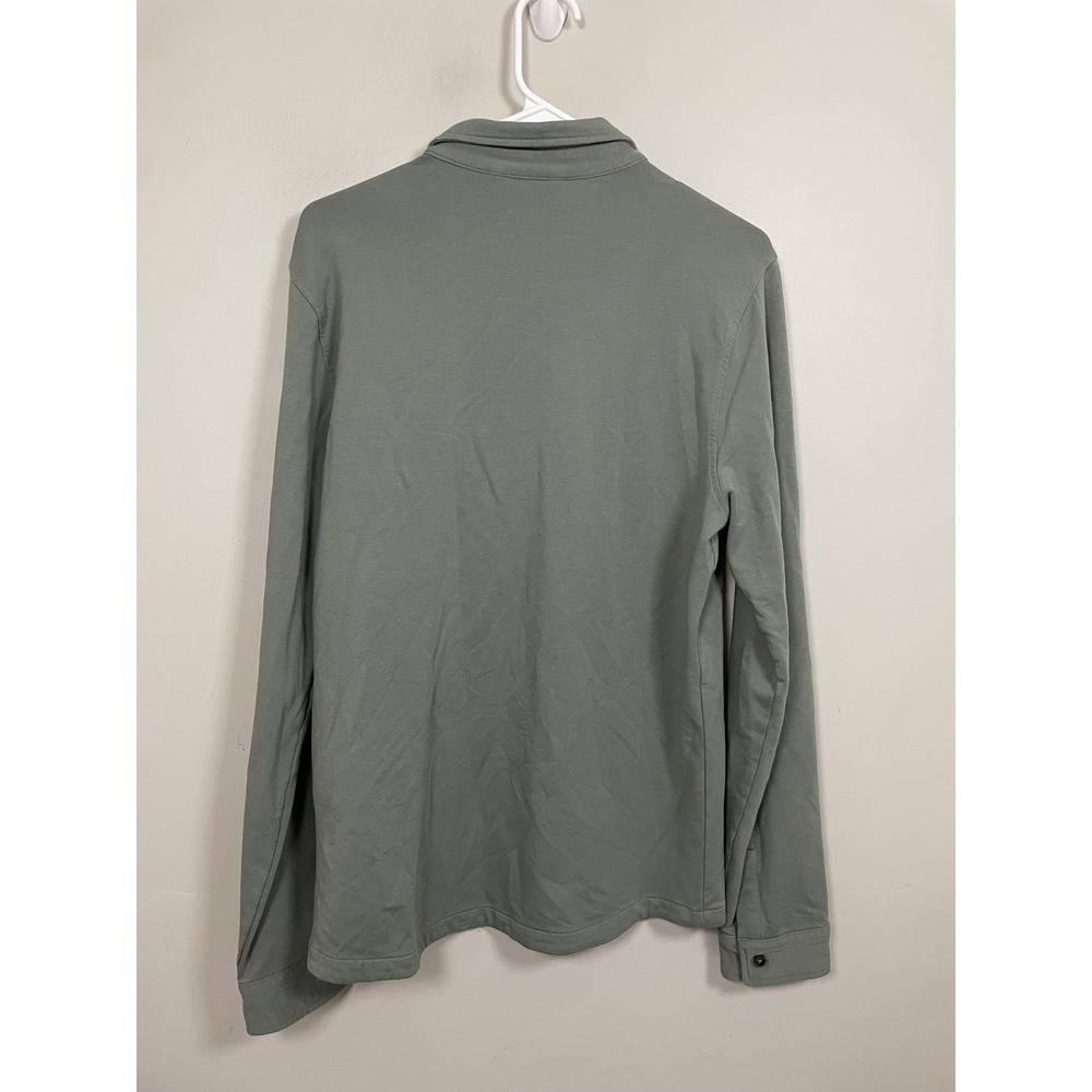 Vuori Men's Boulevard Shirt Jacket in Stormy Green Size Small Athleisure Casual - Picture 8 of 11